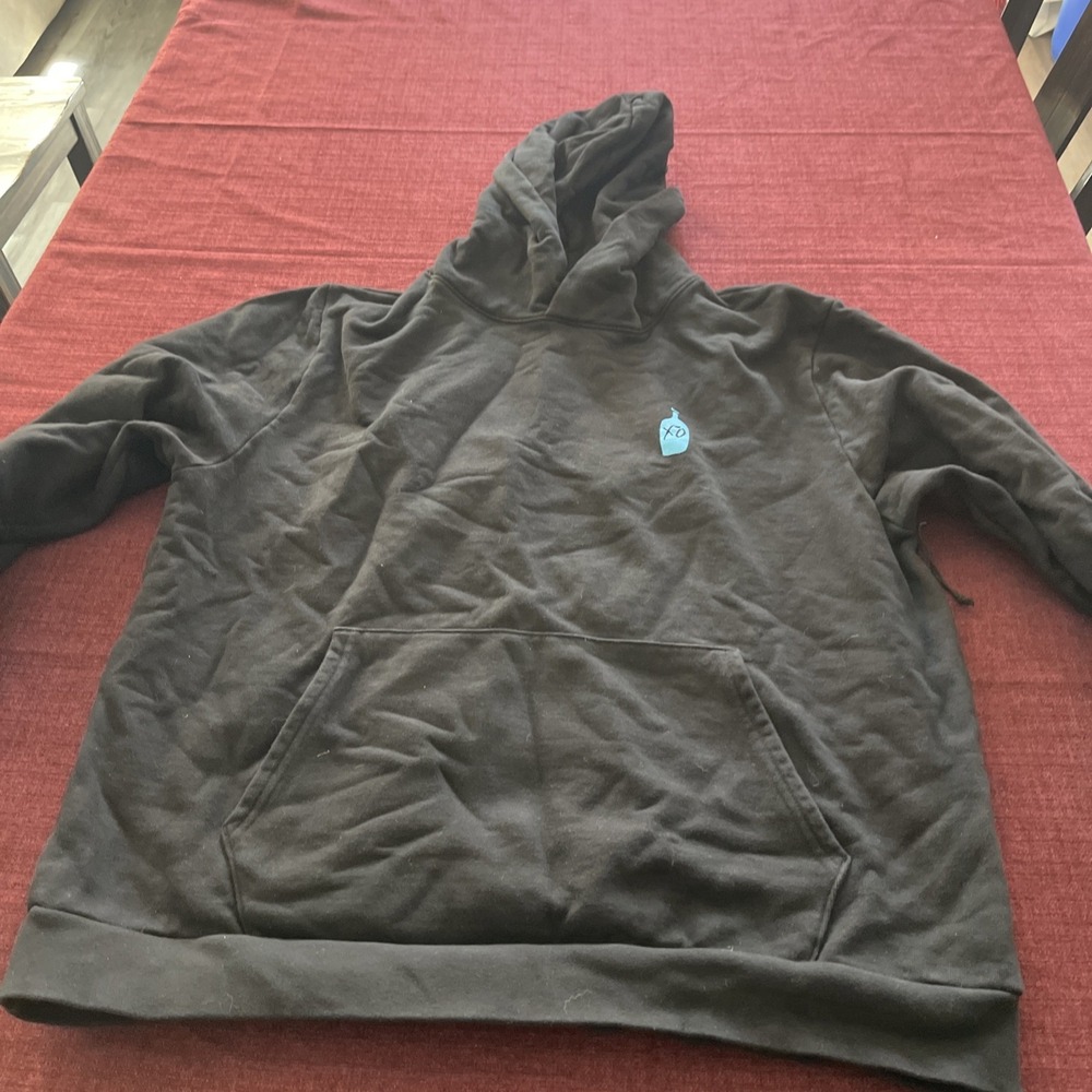 Samra Origins  Men Black Hoodie Size XXL Blue Bottle